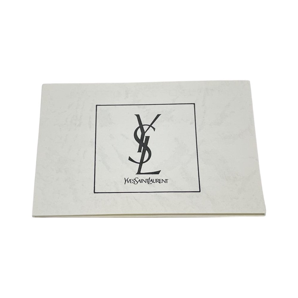 YVES SAINT LAURENT(イヴ・サンローラン) YSL ロゴプレート スクエア型 ヴィンテージ 斜め掛け ショルダーバッグ PVC/レザー レディース【中古AB】20241210