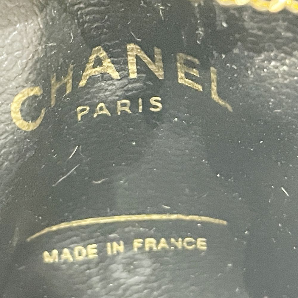 CHANEL(シャネル) ミニミニ マトラッセ チェーン マイクロ ポシェット G金具 ヴィンテージ ポーチ コットン レディース【中古B】20240121