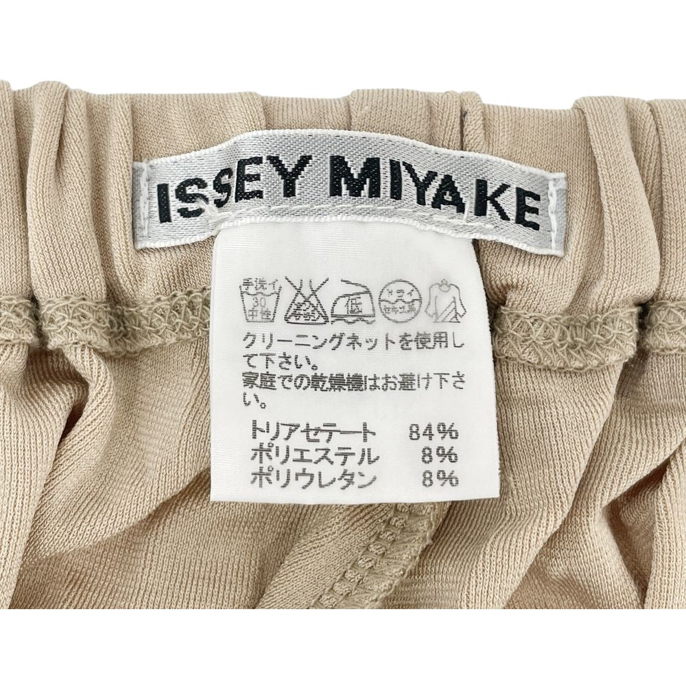 ISSEY MIYAKE(イッセイミヤケ) ギャザー サイドポケット てろてろ サイズ2 IM21JF504 サルエルパンツ アセテート/ポリエステル/ポリウレタン レディース【中古B】20241208