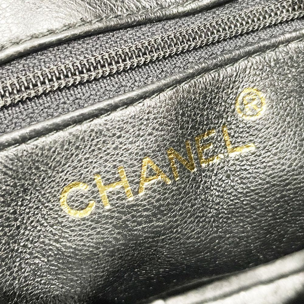 CHANEL(シャネル) マトラッセ ココマーク フリンジ タッセル チェーン ヴィンテージ 斜め掛け ショルダーバッグ ラムスキン レディース【中古AB】20241207