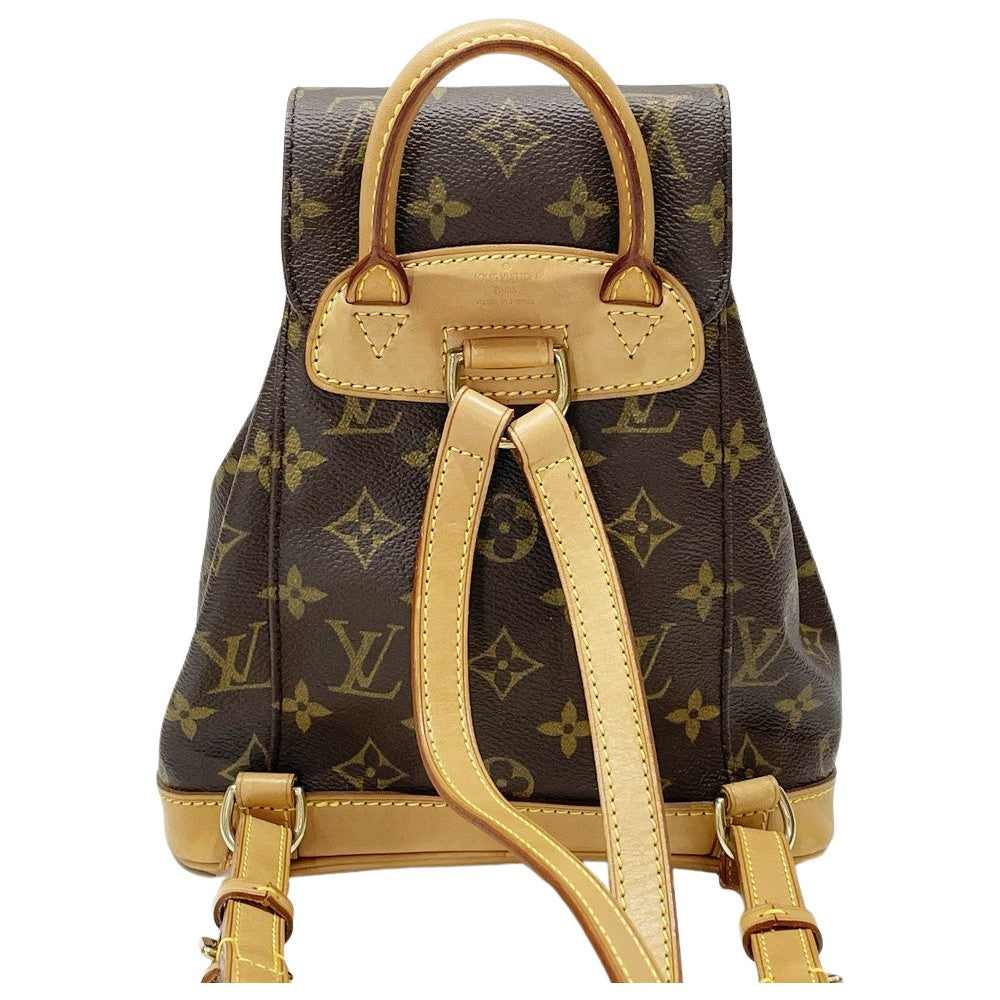 LOUIS VUITTON(ルイ・ヴィトン) ミニモンスリ M51137 リュック・デイパック モノグラムキャンバス レディース【中古AB】20241206