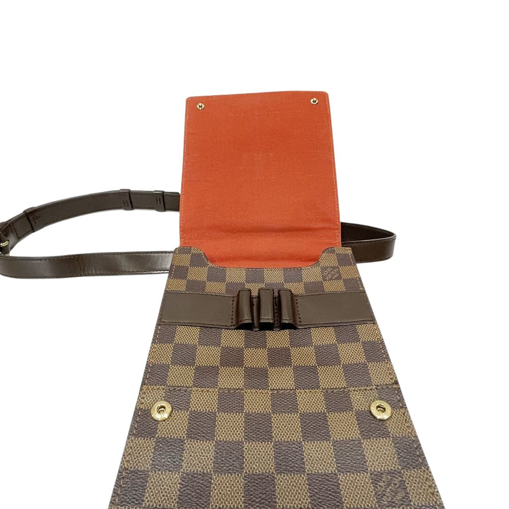 LOUIS VUITTON(ルイ・ヴィトン) ポートベロー 斜め掛け ダミエ ブロックチェック N45271 ショルダーバッグ PVCコーティングキャンバス ユニセックス【中古B】