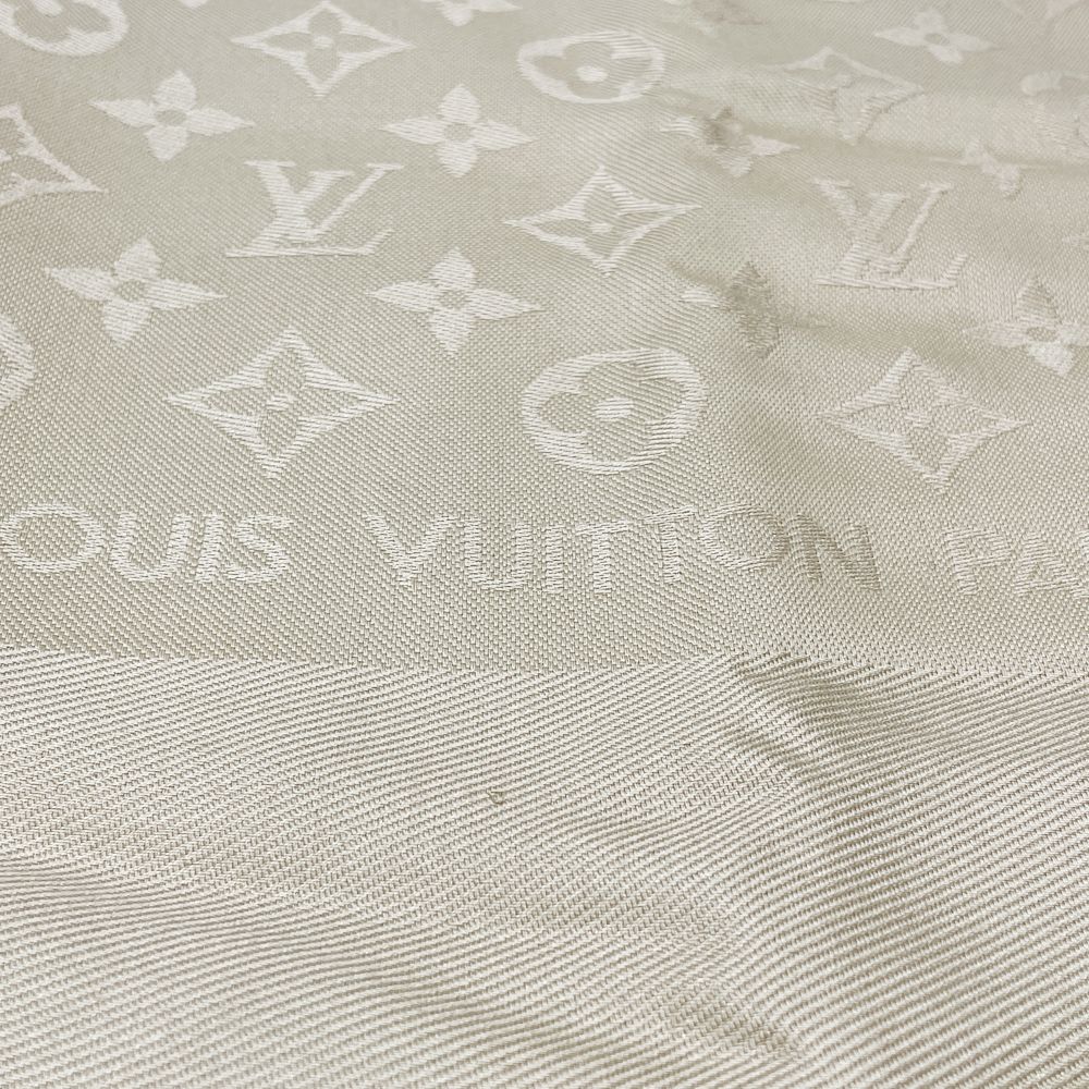 LOUIS VUITTON(ルイ・ヴィトン) ショール モノグラム 総柄 ジャガード ストール シルク/ウール ユニセックス【中古A】20241217