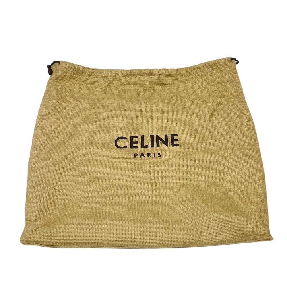 CELINE(セリーヌ) サークルロゴ クラッチ 大きめ ヴィンテージ ポーチ レザー レディース【中古AB】20241222