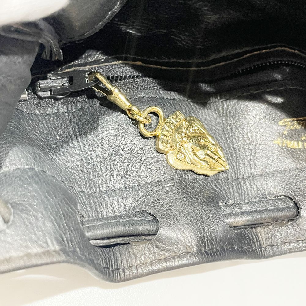 GUCCI(グッチ) 巾着 リング金具 2WAY オールド ヴィンテージ 肩掛け ショルダーバッグ レザー レディース【中古B】20241221