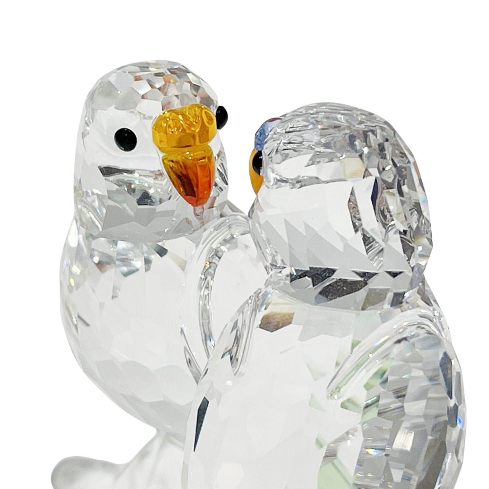 SWAROVSKI(スワロフスキー) 8cm×8cm セキセイインコ 鳥 budgie フィギュリン アニマル 置物 フィギュア ガラス/ ユニセックス【中古A】20241222