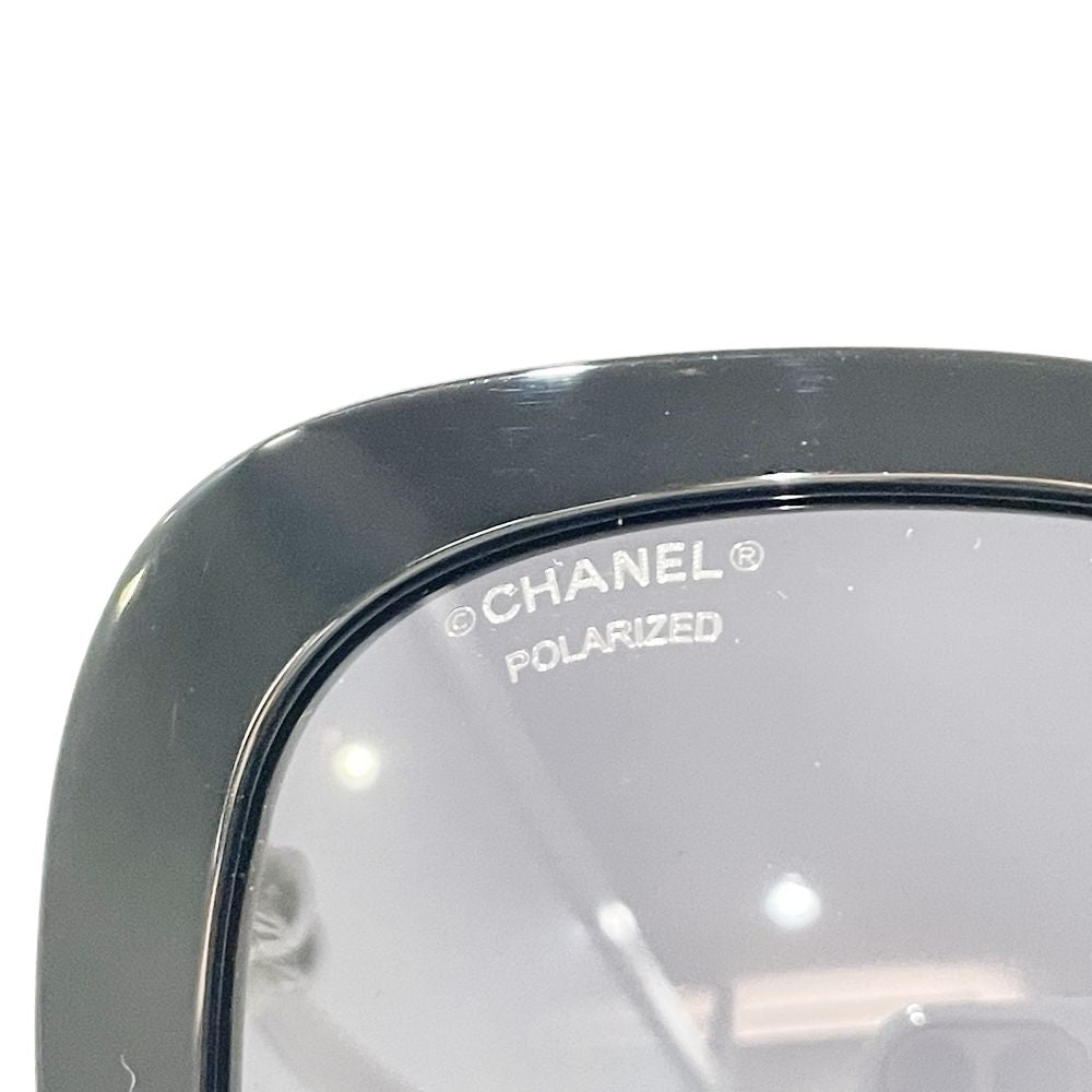 CHANEL(シャネル) ココマーク polarized パール オーバーサイズ 偏光レンズ 5339-H サングラス プラスチック/メタル レディース【中古A】20241222