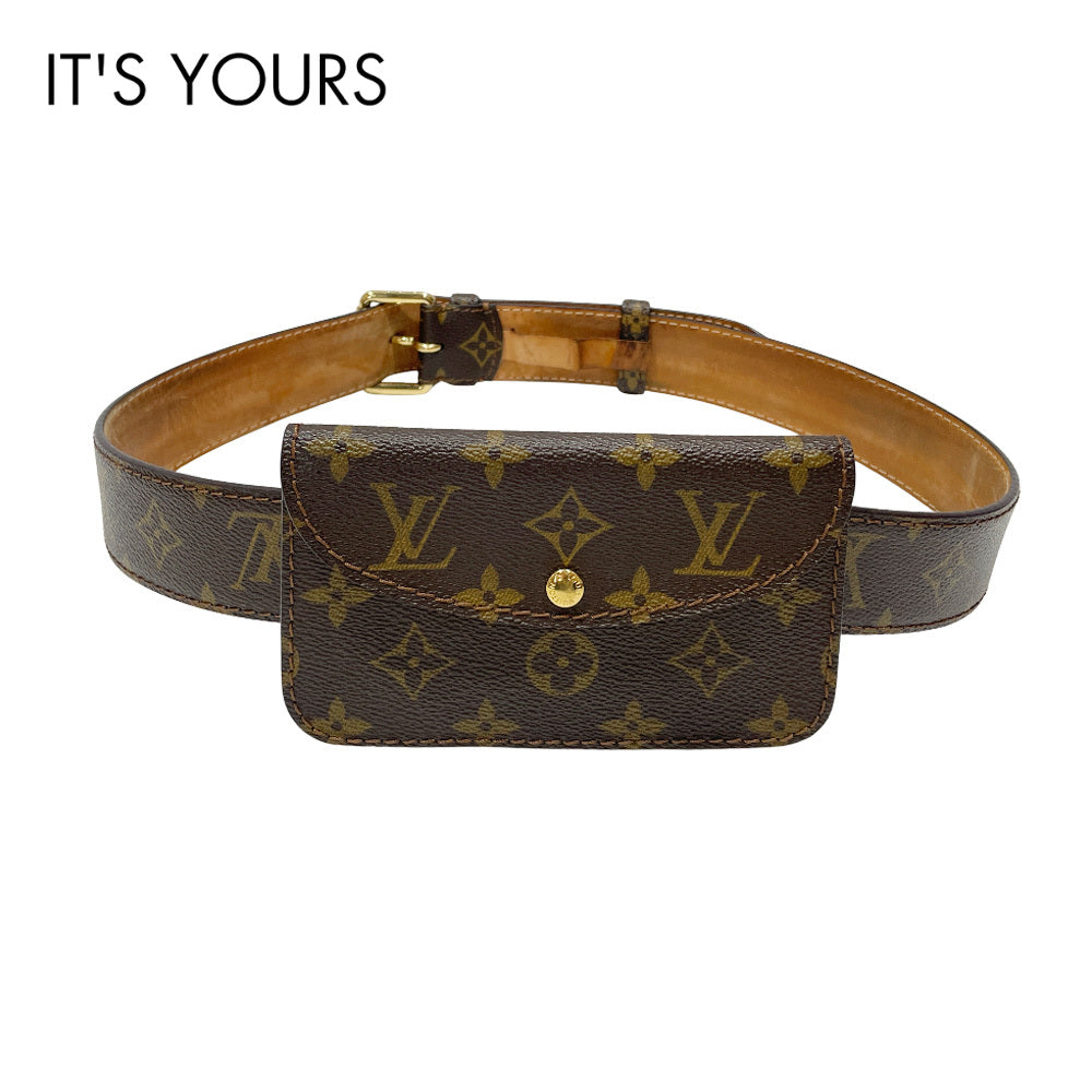 LOUIS VUITTON(ルイ・ヴィトン) サンチュール ポシェット ソロ 90/36 M6948W ウエストバッグ モノグラムキャンバス レディース【中古B】20241221