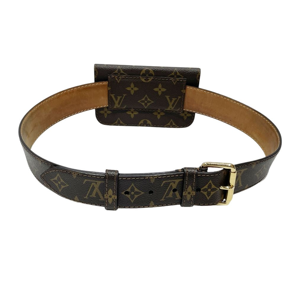 LOUIS VUITTON(ルイ・ヴィトン) サンチュール ポシェット ソロ 90/36 M6948W ウエストバッグ モノグラムキャンバス レディース【中古B】20241221