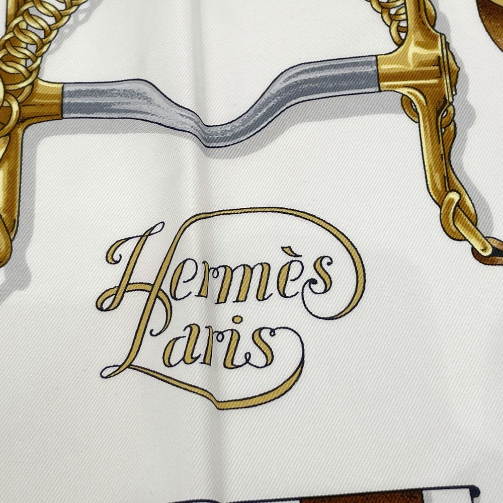 HERMES(エルメス) プリーツカレ90 プリセ Raconte moi Le Cheval… お馬の話をして 木馬 可愛い スカーフ シルク ユニセックス【中古A】20241226