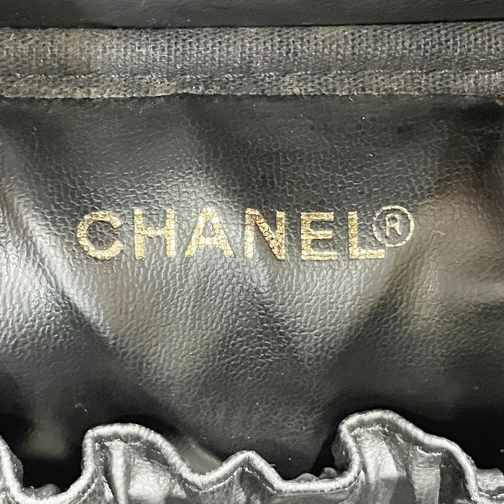 CHANEL(シャネル) ココマーク 縦型 バニティ ゴールド金具 ハンドバッグ キャビアスキン レディース【中古AB】20241222