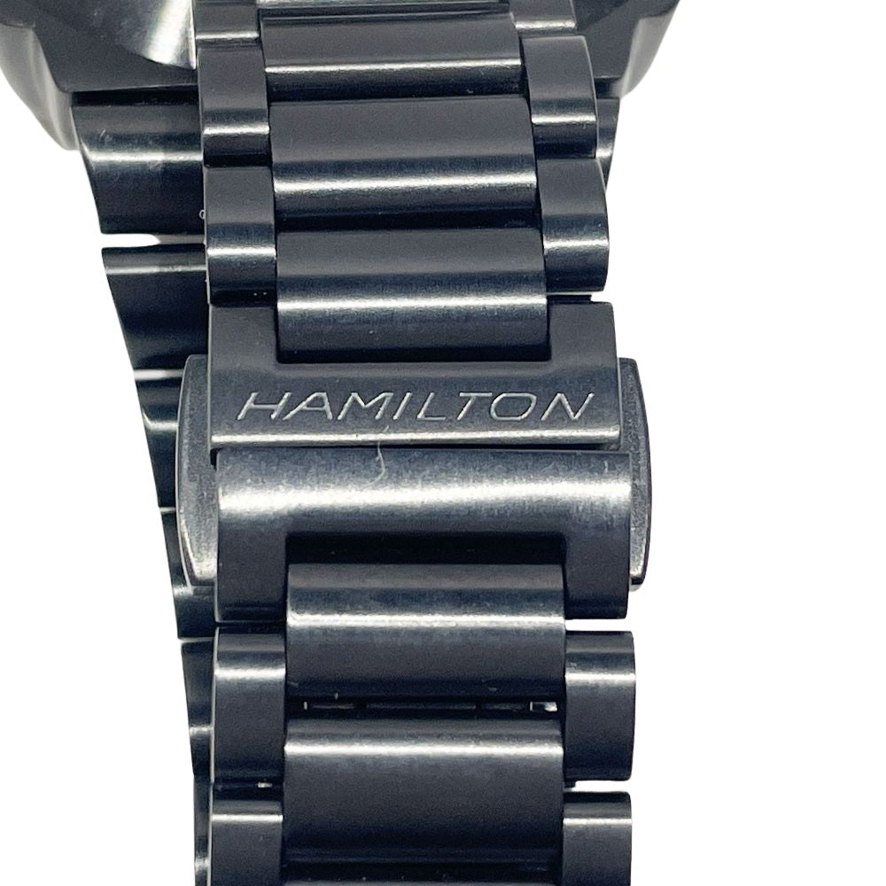 HAMILTON(ハミルトン) PSR MTX デジタルクオーツ BLACK PVD マトリックス限定モデル 世界限定1999本 H52434130 腕時計 ステンレススチール メンズ【中古A】20241223