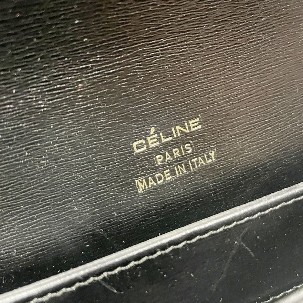 CELINE(セリーヌ) 馬車金具 スクエア型 ヴィンテージ 肩掛け ショルダーバッグ レザー レディース【中古AB】20250108