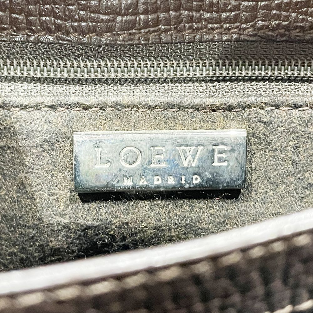 LOEWE(ロエベ) ロゴ 型押し 2WAY ヴィンテージ ハンドバッグ レザー レディース【中古AB】20241224