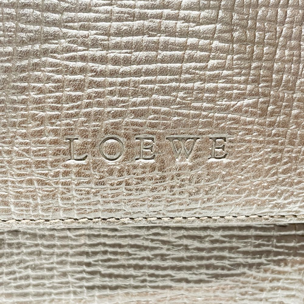 LOEWE(ロエベ) ロゴ 型押し 2WAY ヴィンテージ ハンドバッグ レザー レディース【中古AB】20241224