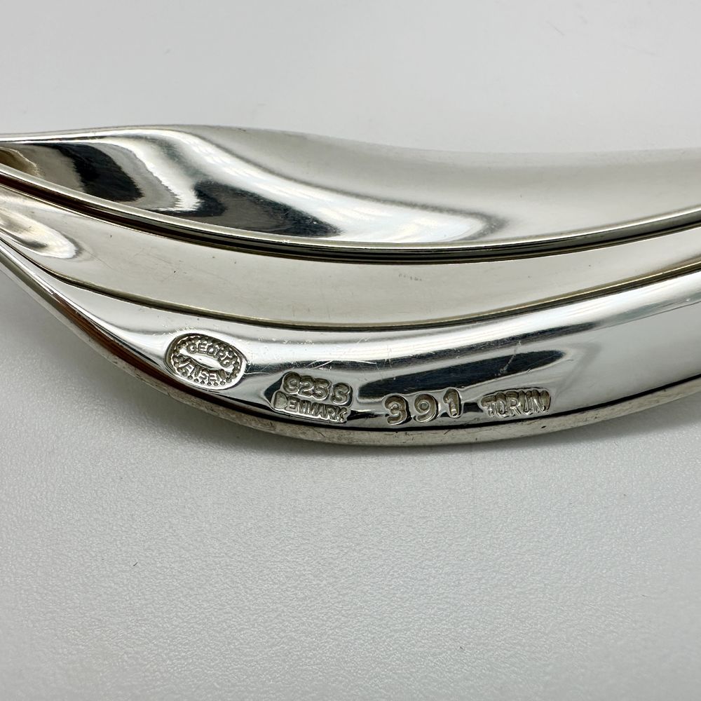 Georg Jensen(ジョージジェンセン) トールン 391 リーフ ブローチ シルバー925 レディース【中古】20241224