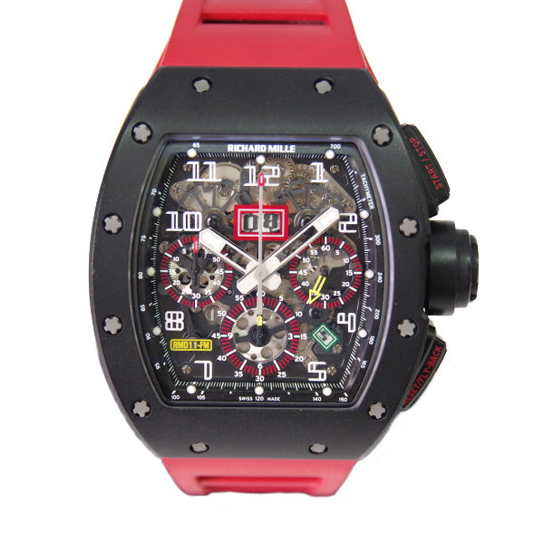 RICHARD MILLE Flyback Chrono RM011 Felipe Massa Watch Titanium/Rubber Men's [Used AB] 20220512
