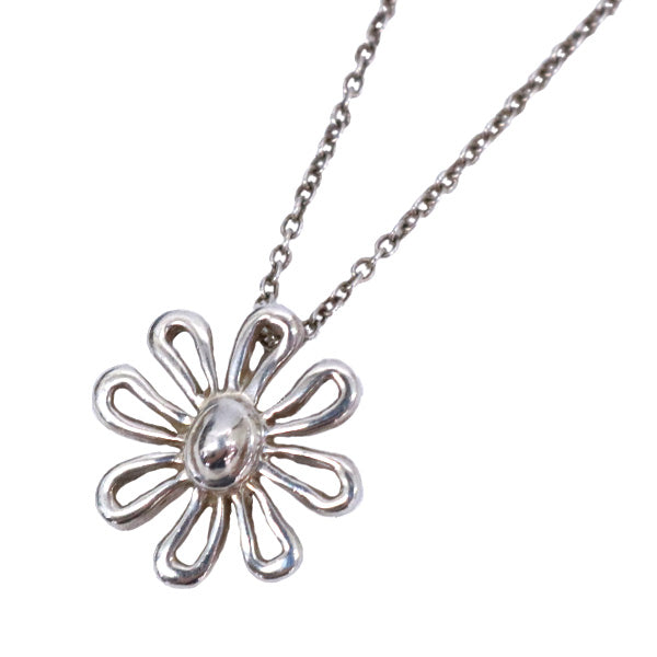 TIFFANY&amp;Co. Paloma Picasso Daisy Flower Necklace Silver 925 Women's [Used B] 20221013