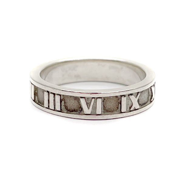 TIFFANY&amp;Co. Tiffany Atlas Silver 925 Women's Ring No. 6 [Used B/Standard] 20375163