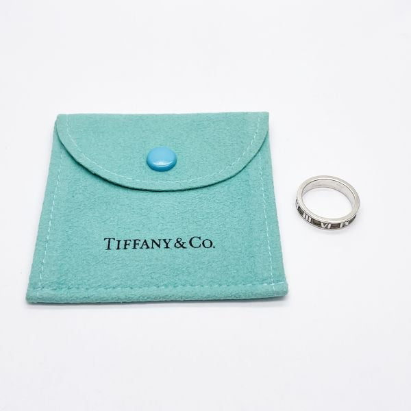 TIFFANY&amp;Co. Tiffany Atlas Silver 925 Women's Ring No. 6 [Used B/Standard] 20375163