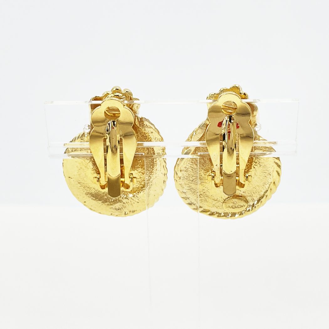 GIVENCHY Twist Vintage Earrings GP Women's [Used AB] 20230202