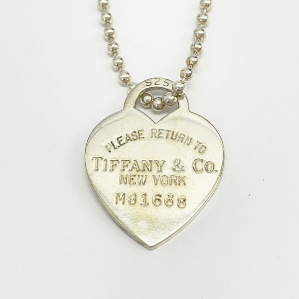 TIFFANY&amp;Co. Return to Tiffany Heart Tag Long Ball Chain Necklace Silver 925 Women's [Used B] 20231216