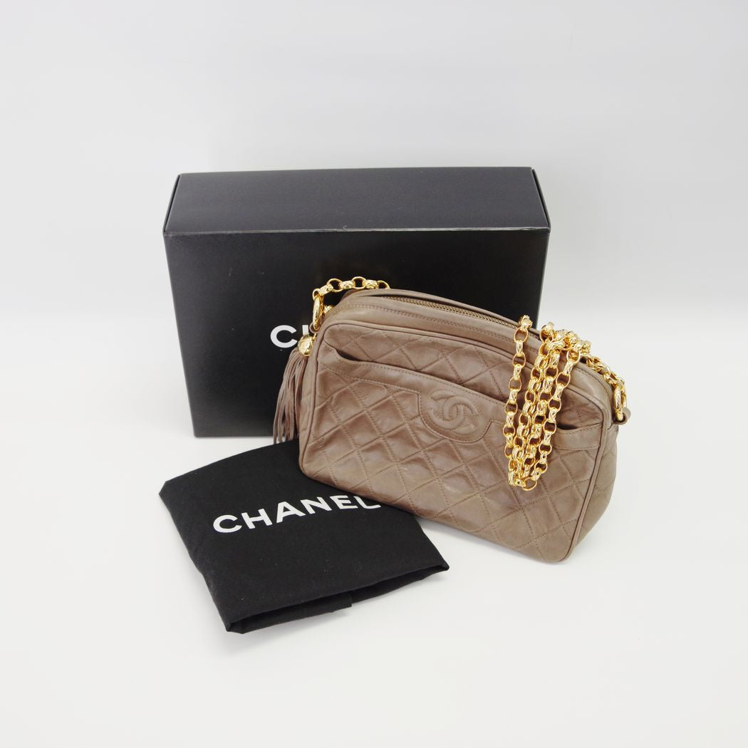 中古B/標準】CHANEL シャネル ヴィンテージ マトラッセ ココマーク