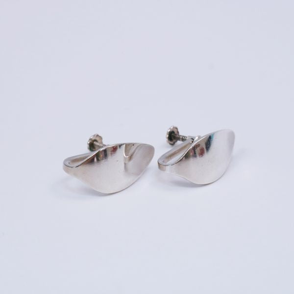 Georg Jensen 128B Vintage Earrings Silver 925 Women's [Used B] 20221124