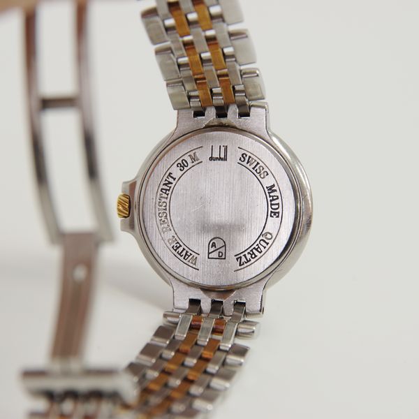 Dunhill（ダンヒル） エリート ダイヤベゼル 腕時計 ステンレススチール/K18イエローゴールド レディース 【中古AB】 20221122