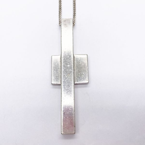 GUCCI Cross Necklace Silver 925 Men's [Used B] 20231102