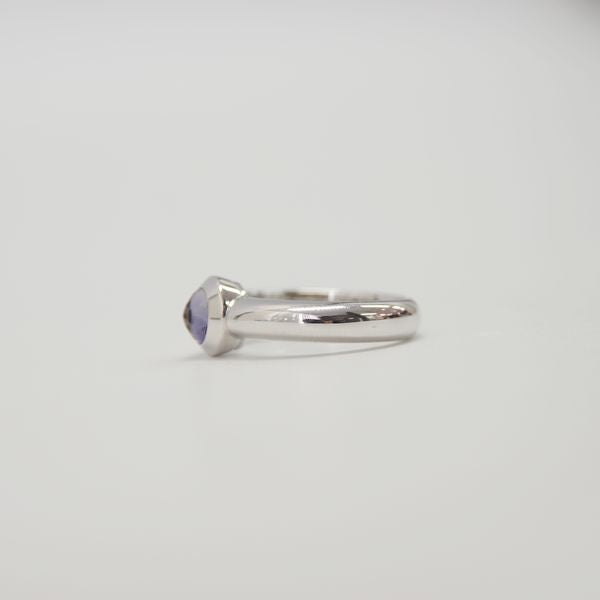 TIFFANY&amp;Co. Iolite No. 12 Ring K18 White Gold Women's [Used A] 20230112