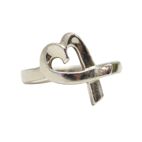 TIFFANY&amp;Co. Paloma Picasso Loving Heart No. 10 Ring Silver 925 Women's [Used B] 20230112