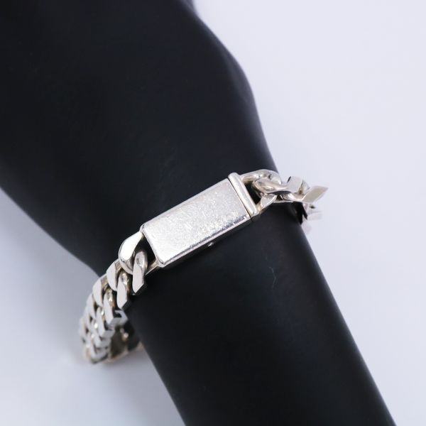 GUCCI Kihei Chain Bracelet Silver 925 Men's [Used B] 20221208