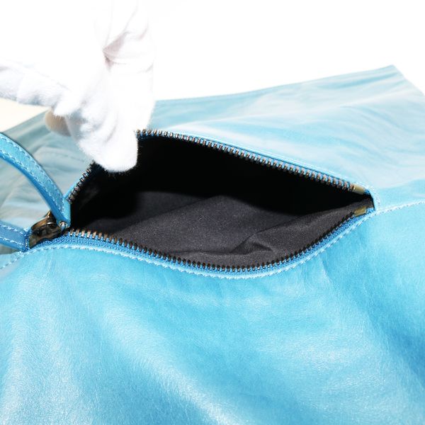 JIL SANDER Semi-vintage multi-pocket shopper bag handbag leather unisex [Used B] 20231103