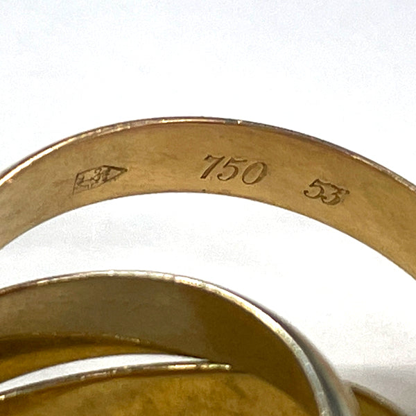 中古B/標準】CARTIER カルティエ トリニティ #53 K18YG K18PG K18