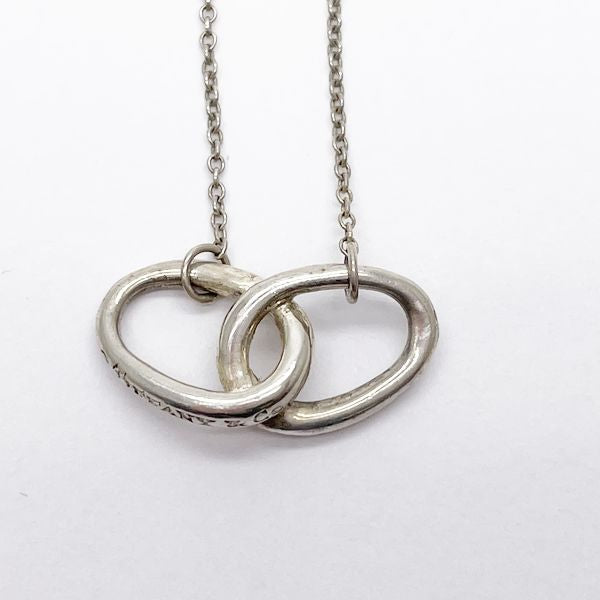 TIFFANY&amp;Co. Elsa Peretti Double Loop Necklace Silver 925 Women's [Used B] 20230412