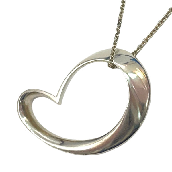 Georg Jensen Heart Motif Necklace Silver 925 Unisex [Used B] 20230206