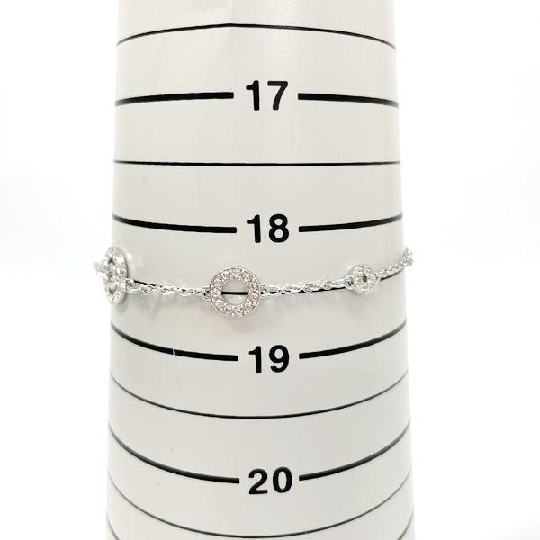 SWAROVSKI Rhinestone Zirconia Round Bracelet Metal Women's [Used AB] 20230324