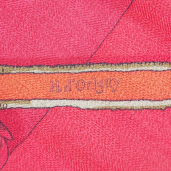 HERMES Caregien Carre 140 L'INSTRUCTION DU ROY Imperial Studies Large Stole Cashmere/Silk Women's [Used B] 20230119