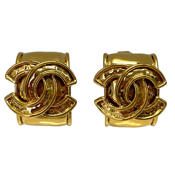 CHANEL Coco Mark 94P Vintage Earrings GP Women's [Used AB] 20230207