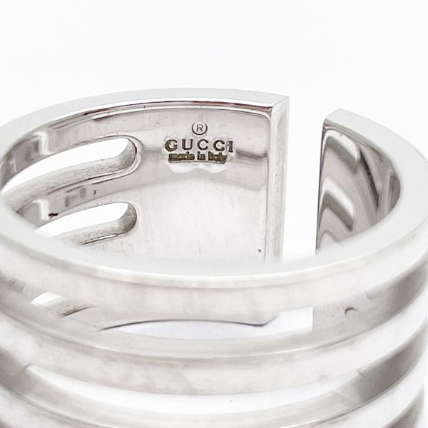 GUCCI 4-row No. 9 Ring Silver 925 Women's [Used B] 20230412