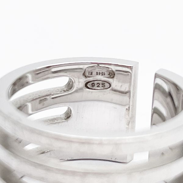 GUCCI 4-row No. 9 Ring Silver 925 Women's [Used B] 20230412