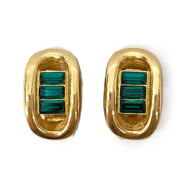 Christian Dior Colored Stone Vintage Earrings GP Women's [Used AB] 20230301