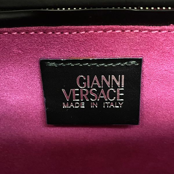 Gianni Versace 美杜莎方形双色复古单肩包皮革女式 [二手 AB] 20230228