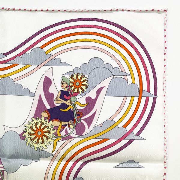 HERMES Carre 70 CARRES VOLANTS Flying Carre Scarf Silk Women's [New Used SA] 20230406