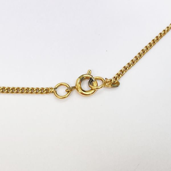 CHANEL Camellia Cocomark 02P Vintage Necklace GP/Plastic Ladies [Used B] 20230310