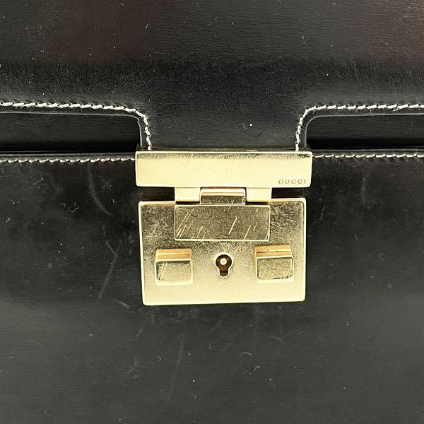 GUCCI 罕见 Ladylock Square 000.0857.001364 复古手提包 皮革 女士 [二手 B] 20231102