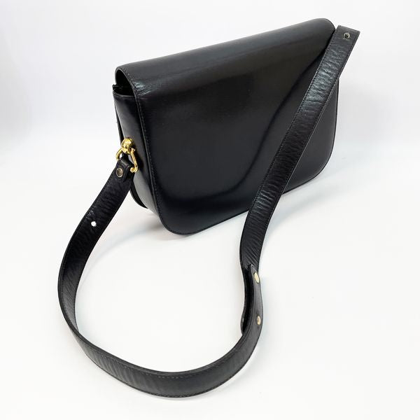 GUCCI Rare Old Double G One Shoulder Vintage Shoulder Bag Leather Women's [Used B] 20230309