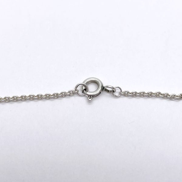 TIFFANY&amp;Co. Open Heart Lariat Necklace Silver 925 Women's [Used B] 20230328