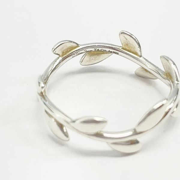TIFFANY&amp;Co. Olive Leaf No. 8 Ring Silver 925 Women's [Used AB] 20230407